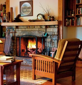Fireplace in Great Room